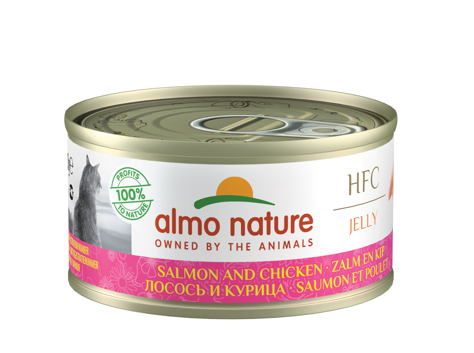 Almo Nature - HFC Natural Salmon and Chicken 70g for Cats