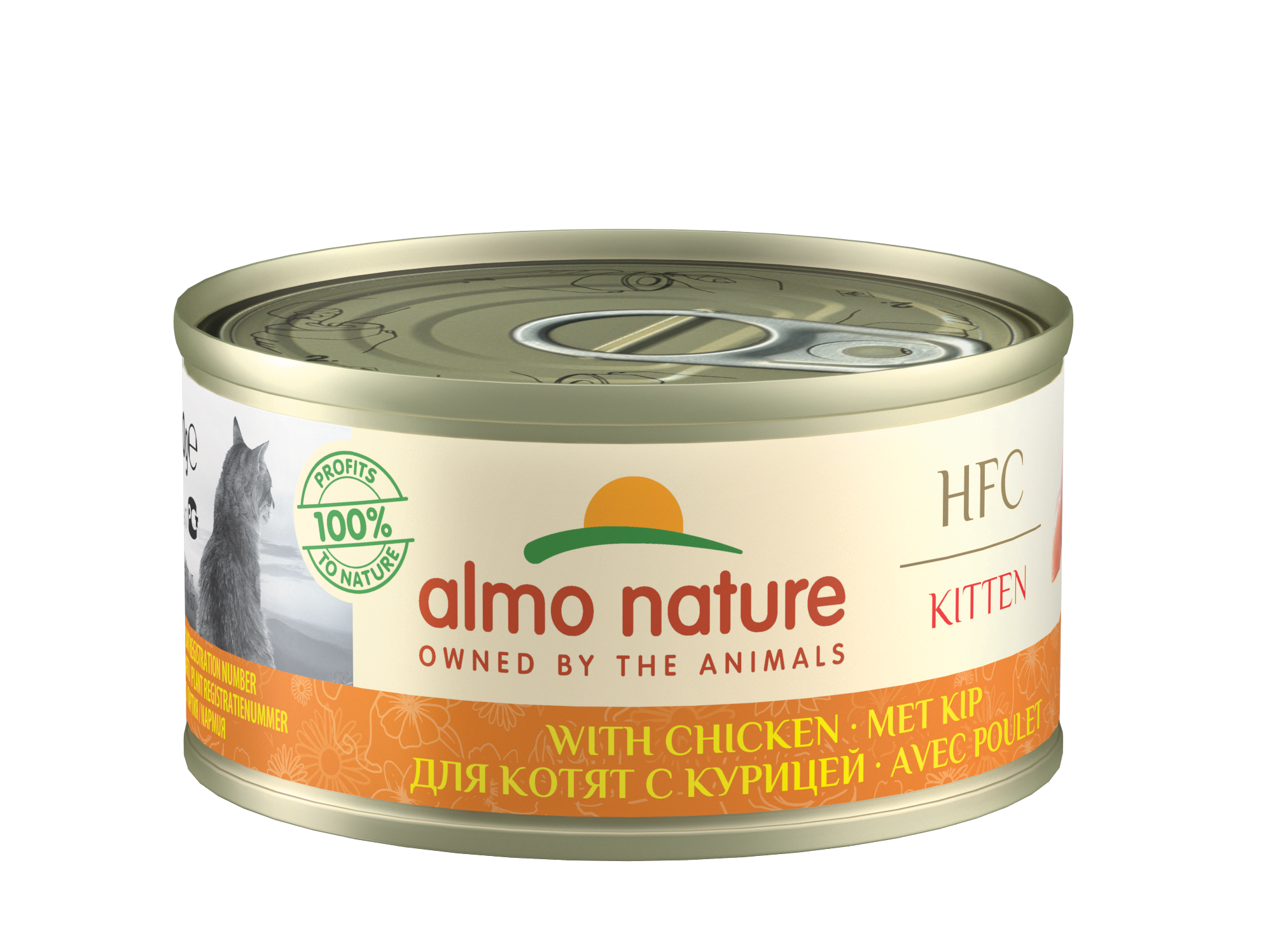Almo Nature - HFC Natural Kitten with Chicken 70g for Cats