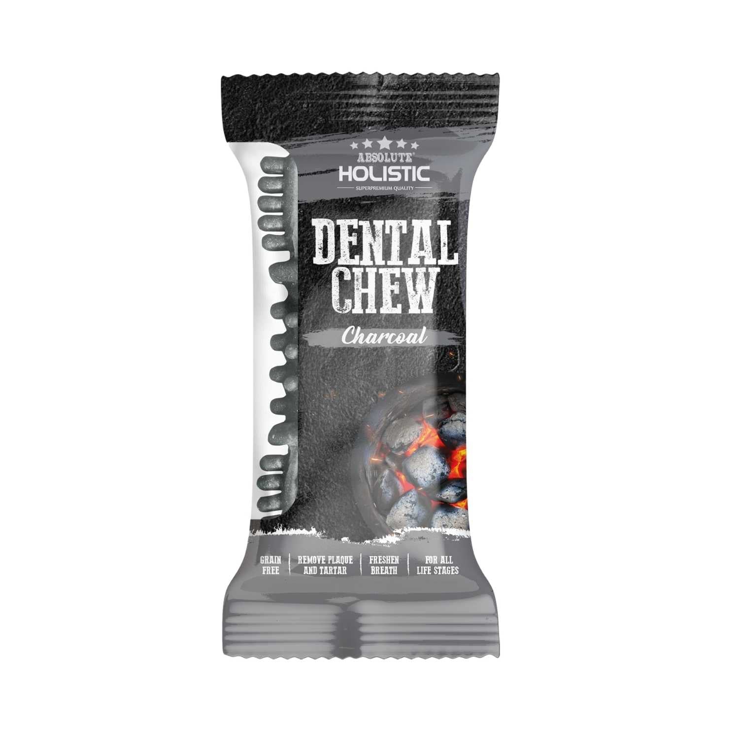 Absolute Holistic - Charcoal Dental Chew - Dog Treats (2 Sizes)