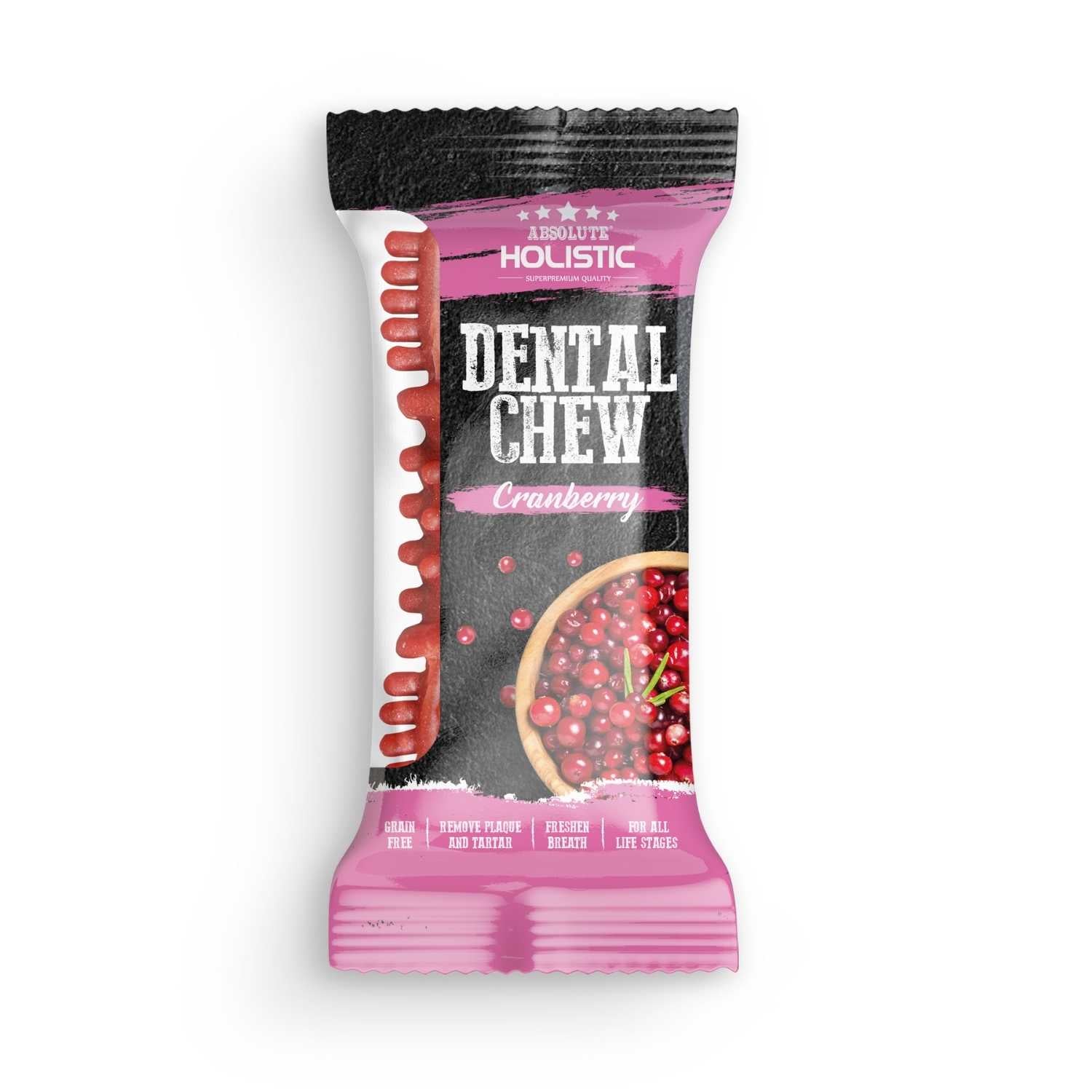 Absolute Holistic - Cranberry Dental Chew - Dog Treats (2 Sizes)