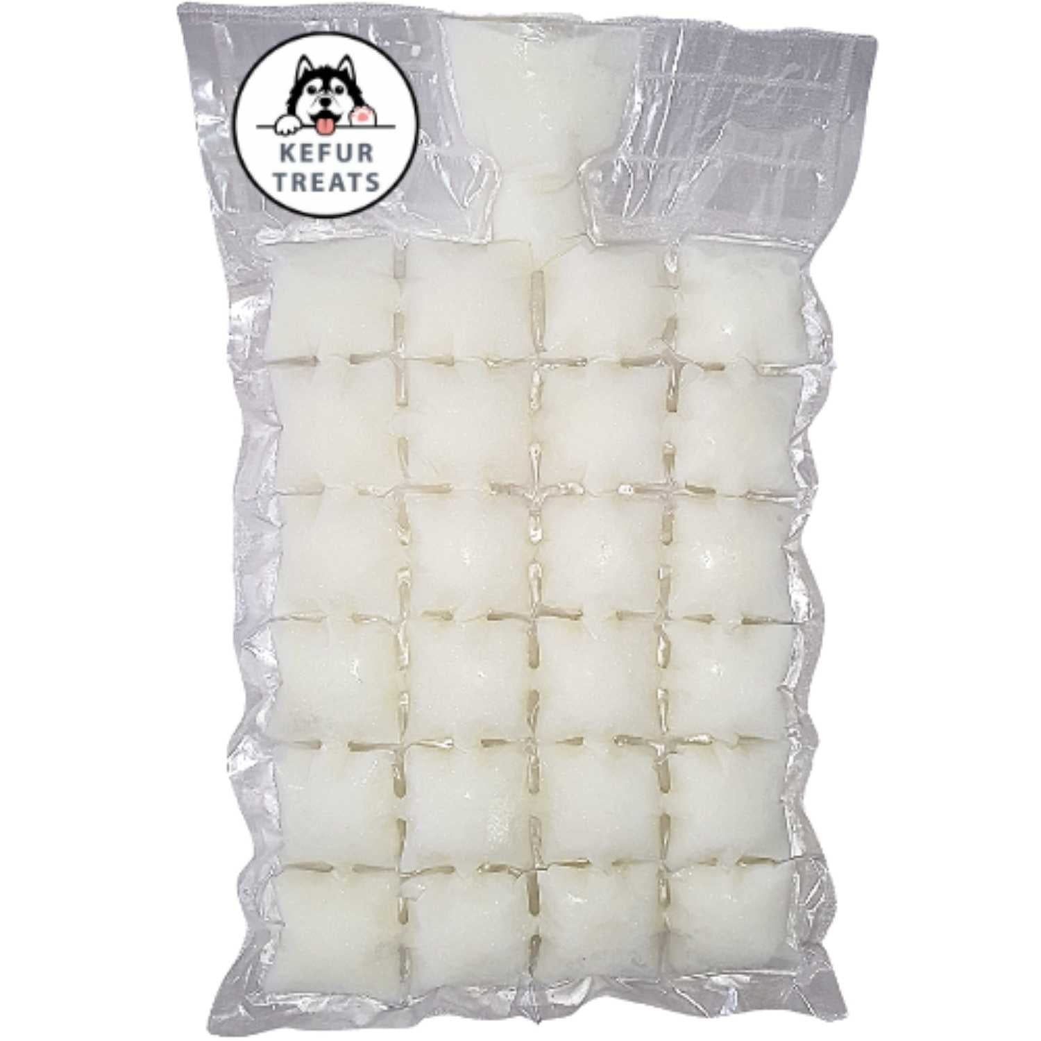 Kefur Treats Cow Milk Kefir Frozen Pack 24 Cubes Treats for Dogs Cats