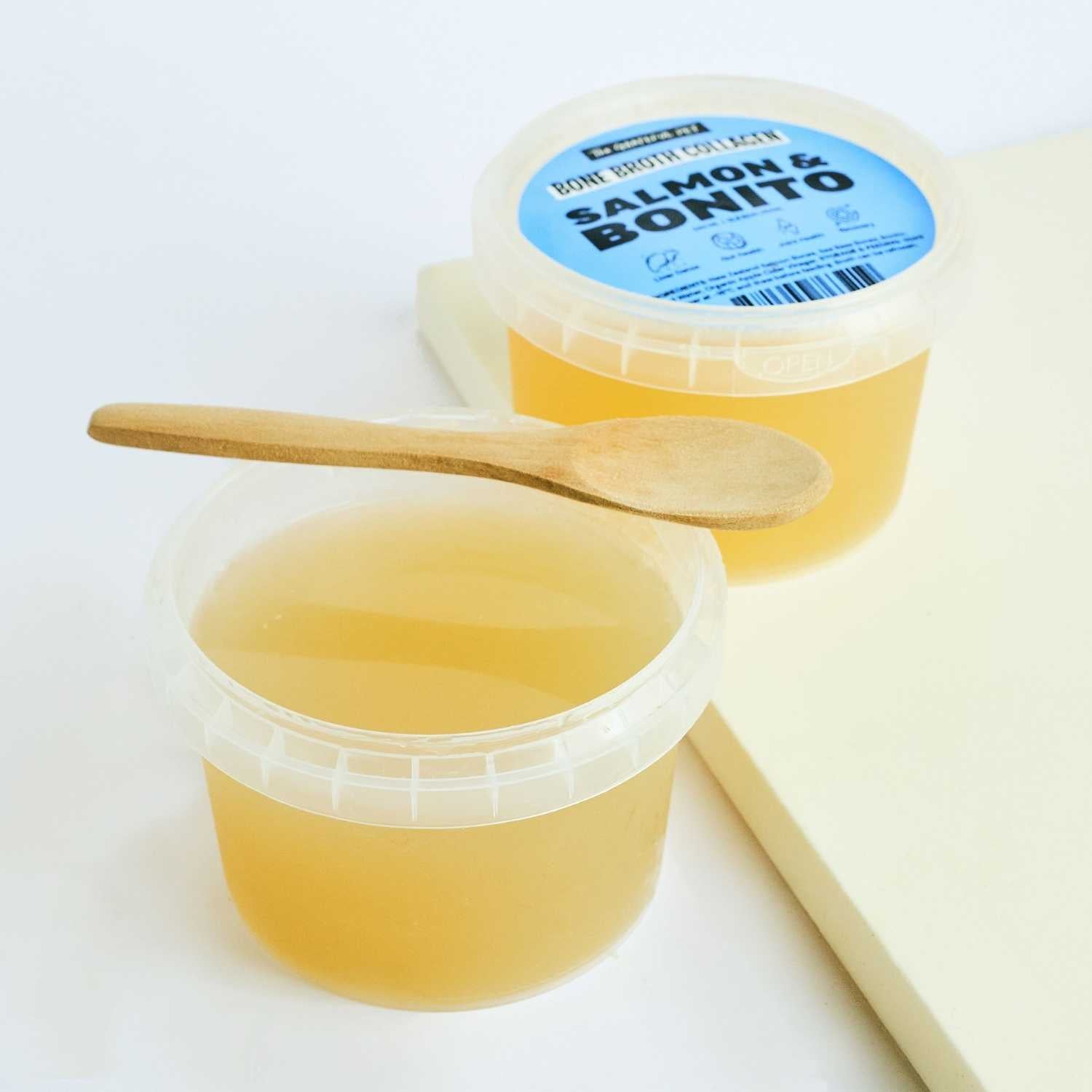 The Grateful Pet - Salmon & Bonito Broth Collagen - Dog & Cat 240ml Tub