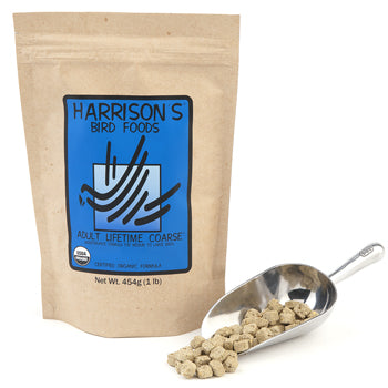 Harrison's Bird Foods - Adult Lifetime Coarse for Medium to Large Birds (2 Sizes)