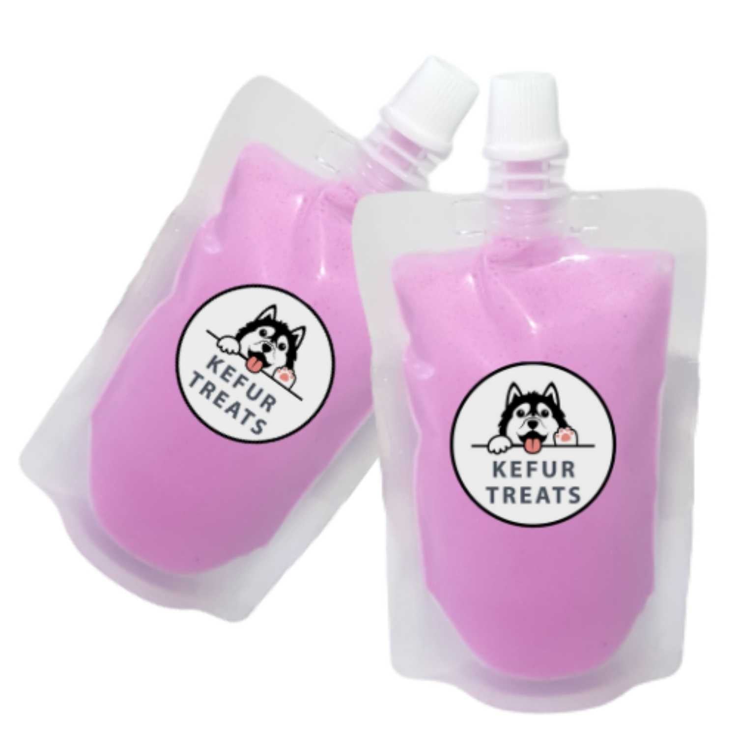 KEFUR TREATS - DRAGONFRUIT Goat Milk Kefir Liquid Pouch (250ml) - Pet Treats