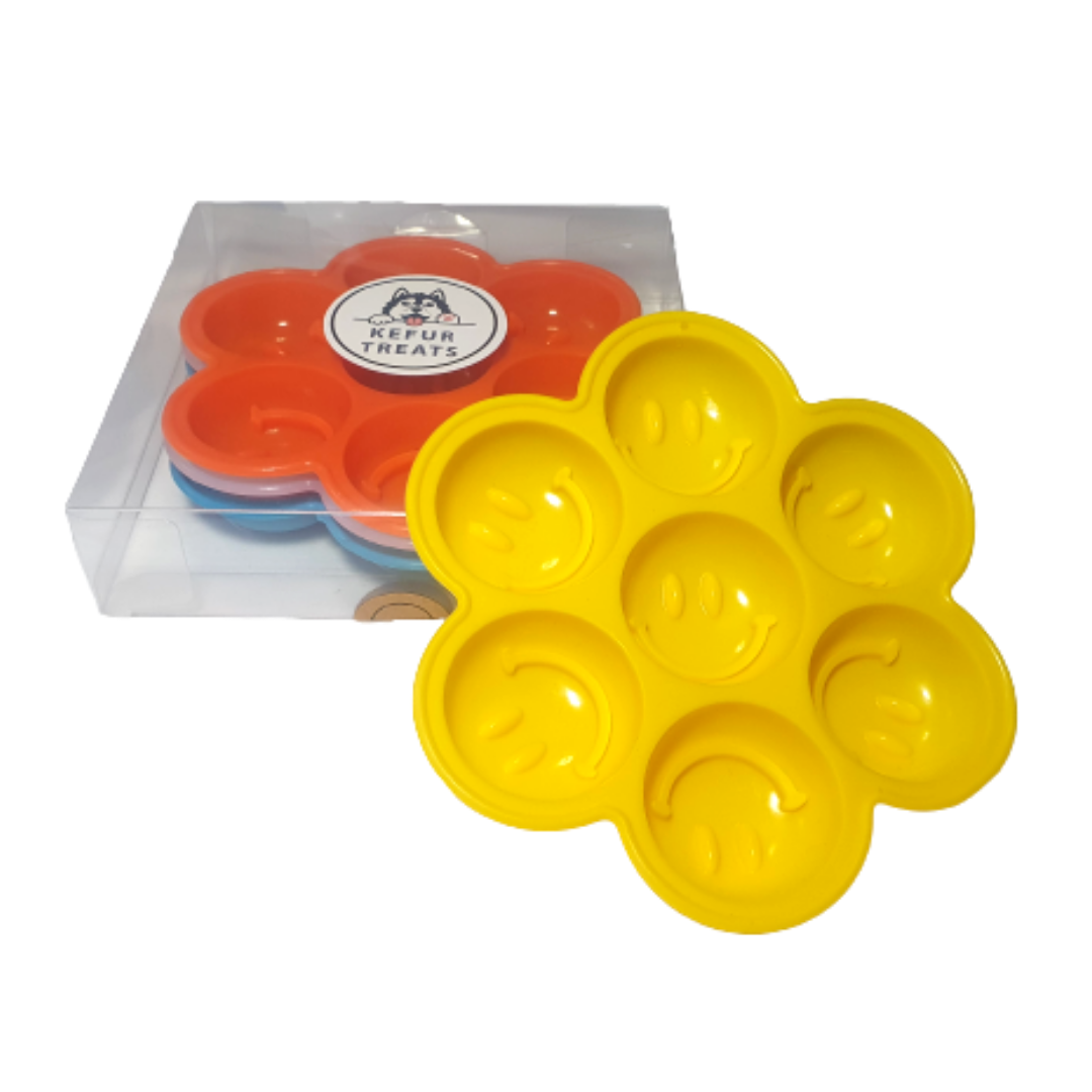 Kefur Treats - Multi-purpose Smiley Ice Cube Tray (Assorted)