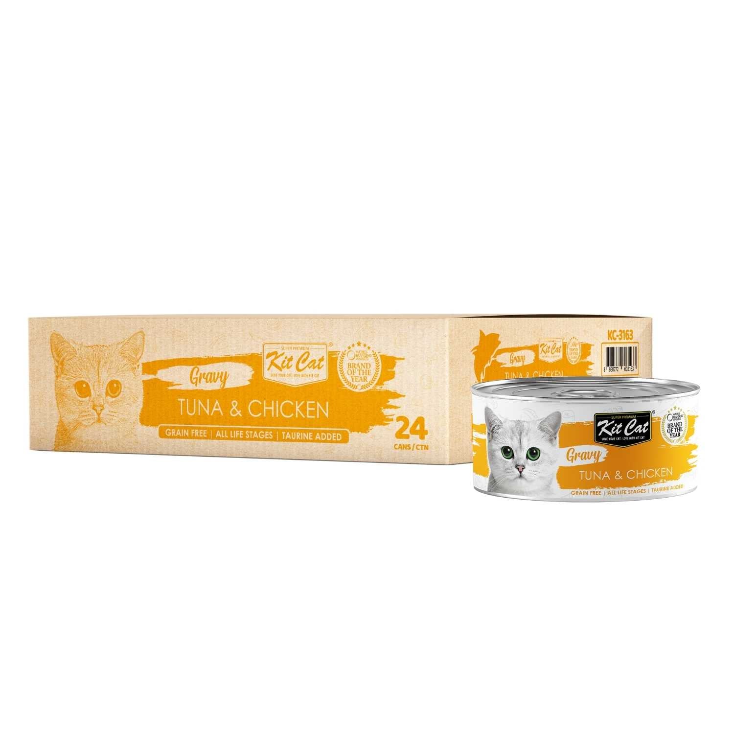 Kit Cat - Gravy Tuna & Chicken 70g