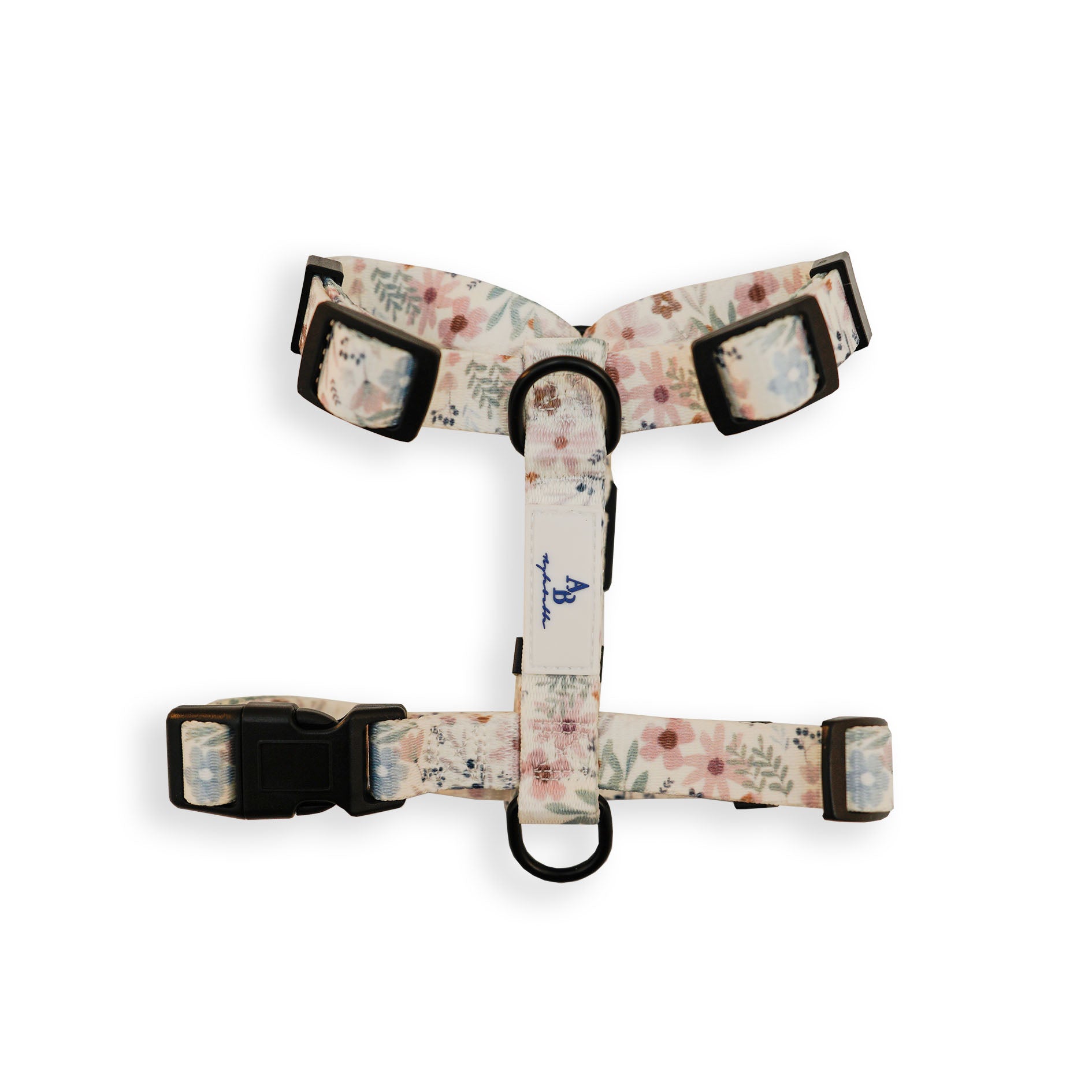Aylabella Co. - Pressed Flowers H-Harness for Dogs (4 Sizes)