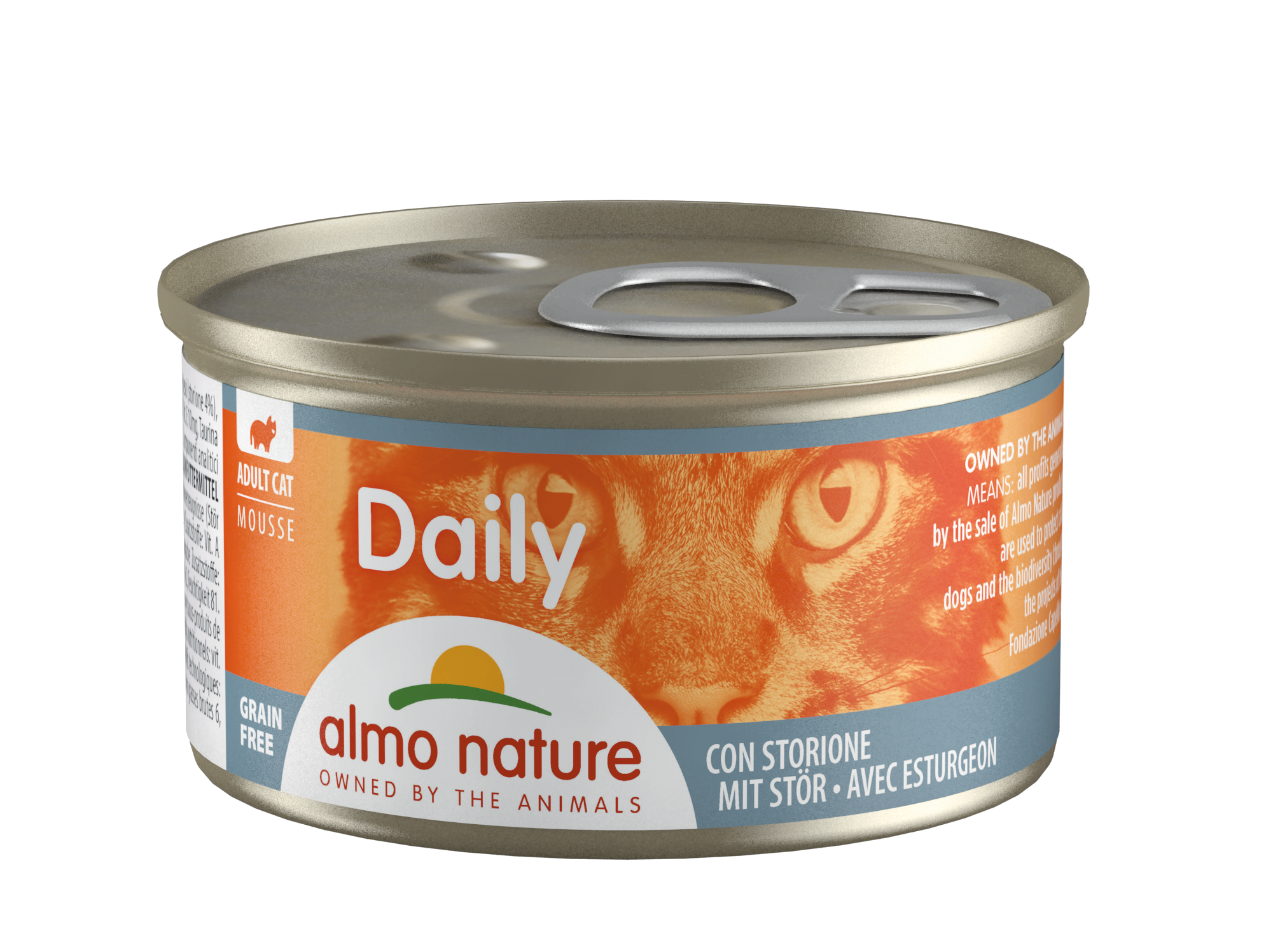 Almo Nature - Daily Mousse Sturgeon 85g for Cats