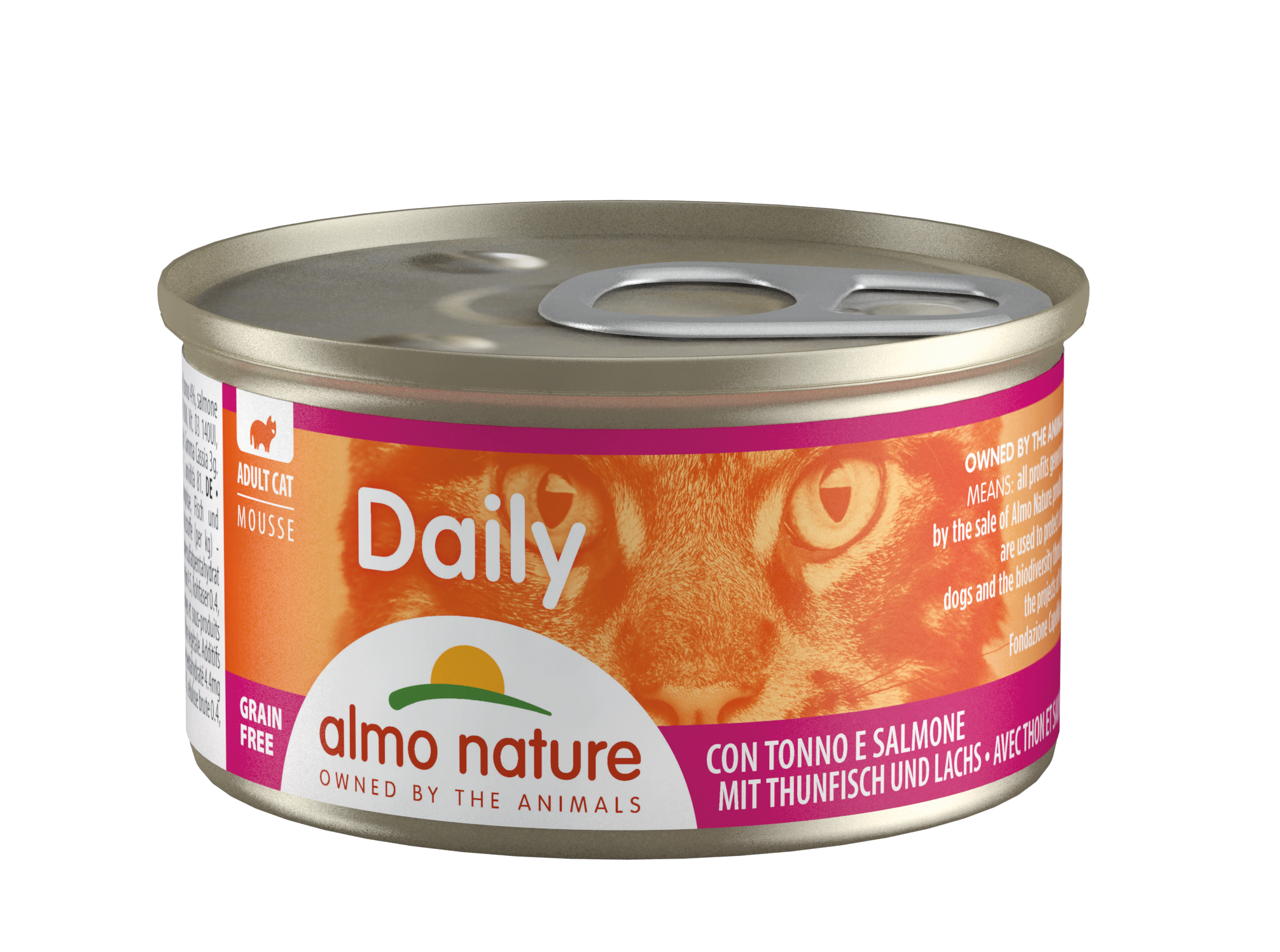 Almo Nature - Daily Mousse Tuna Salmon 85g for Cats