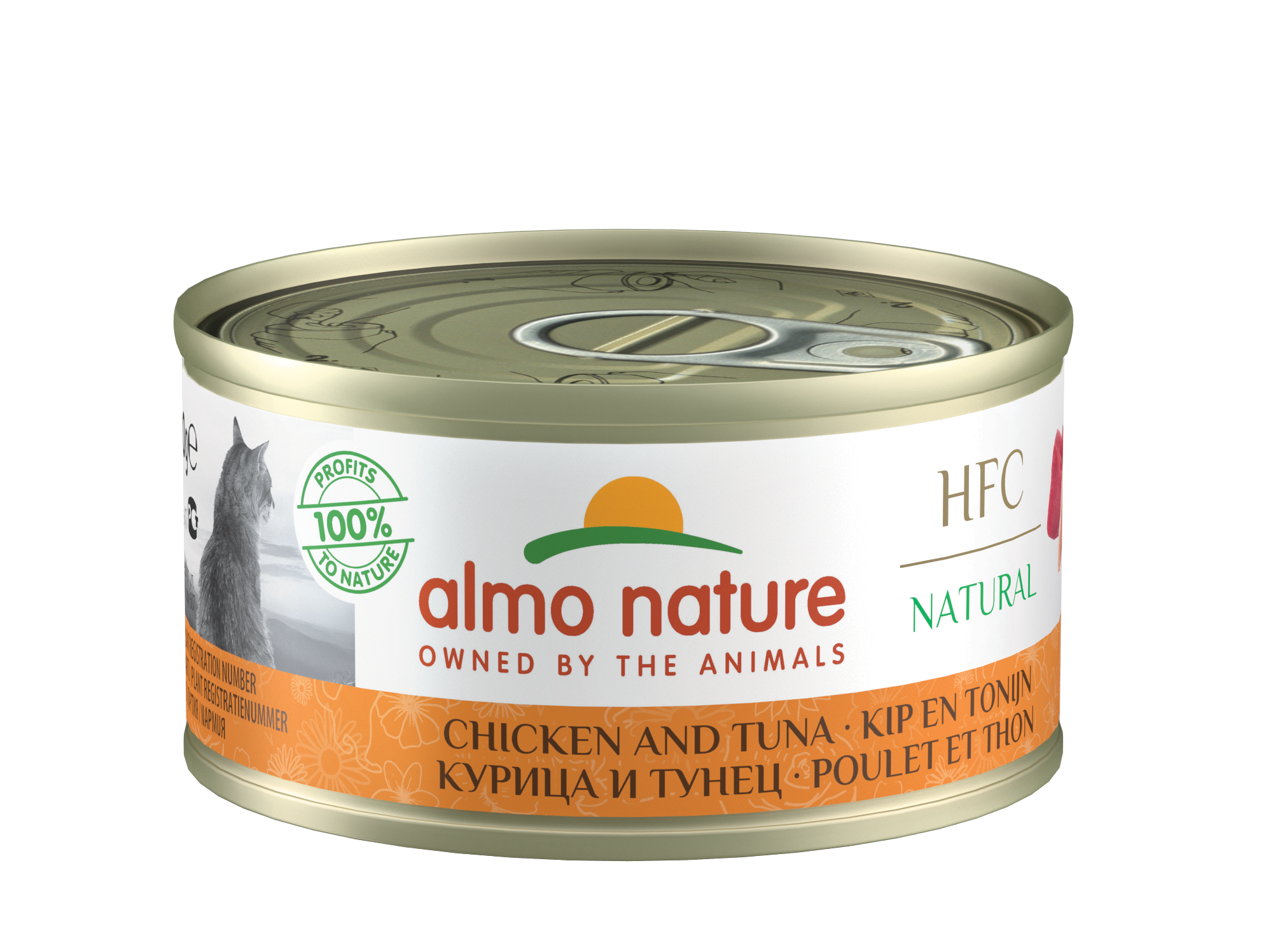 Almo Nature - HFC Natural Tuna and Chicken 70g for Cats