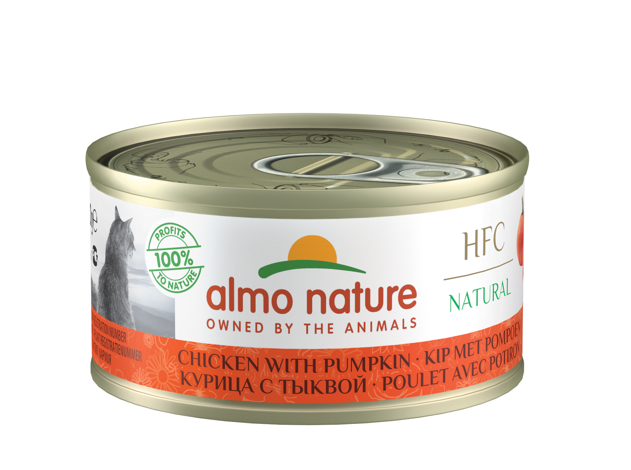 Almo Nature - HFC Natural Chicken with Pumpkin 70g for Cats