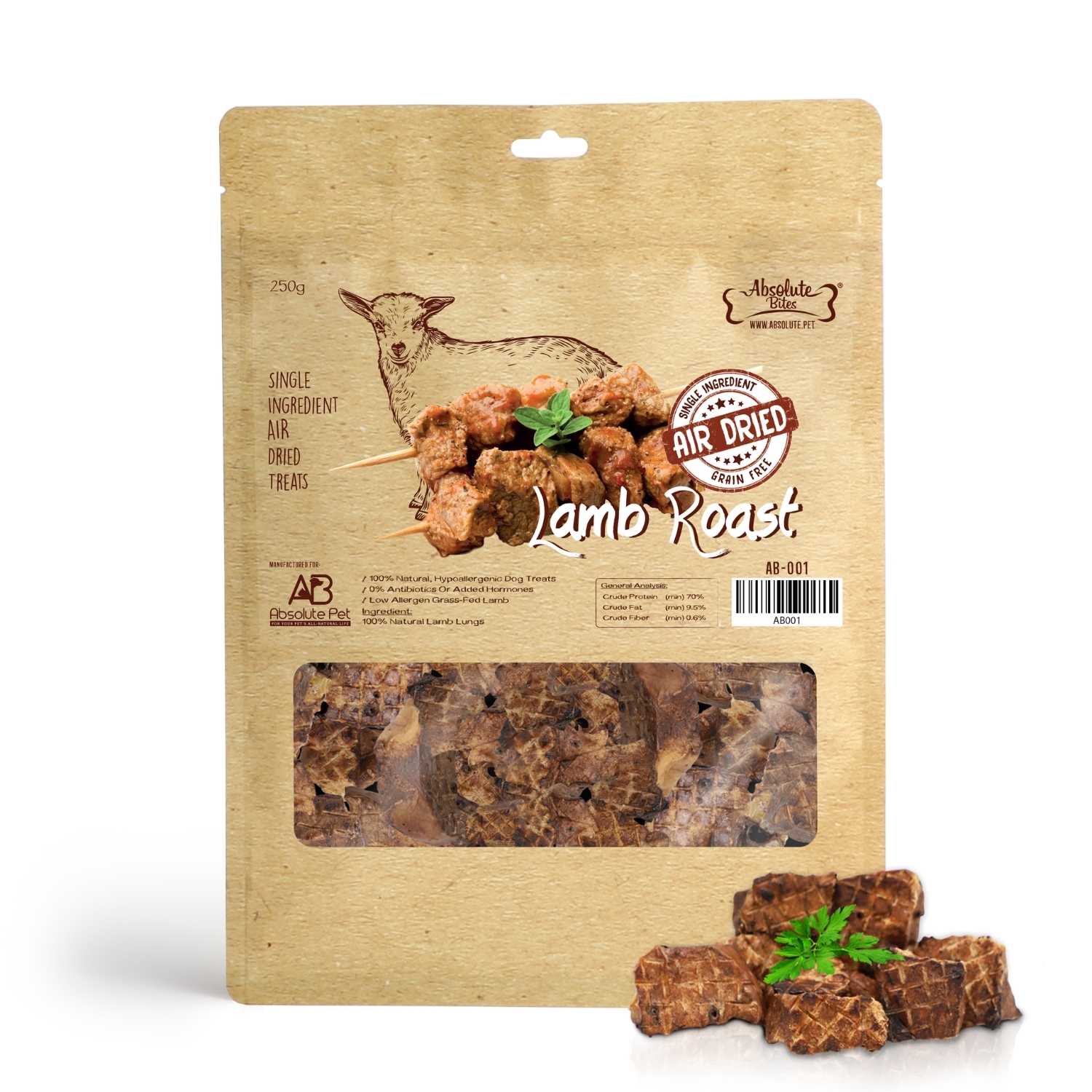 Absolute Bites - Lamb Roast for Dogs (2 Sizes)