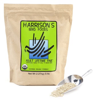 Harrison's Bird Foods - Adult Lifetime Fine for Small to Medium Birds (2 Sizes)