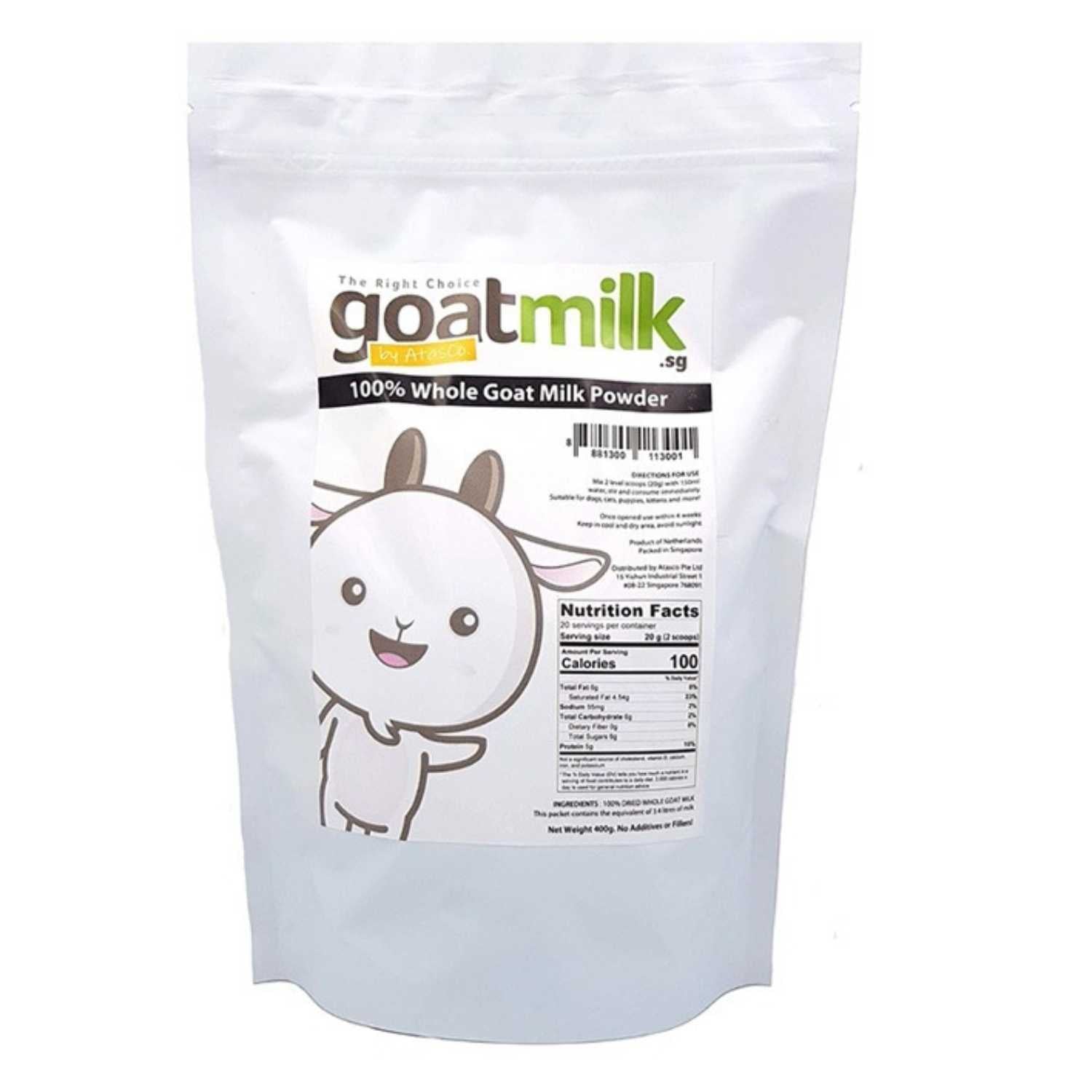 AtasCo. - 100% Whole Goat Milk Powder for Pets 400g