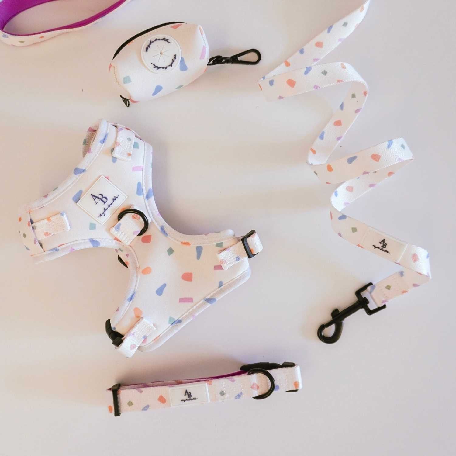 Aylabella Co. - Confetti Dreams Harness - Dog Accessories (5 Sizes)